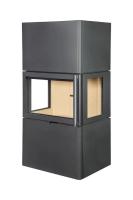 Камин Экокамин Камин КРИТ черный/графит