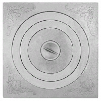 Плита чугунная Рубцовск П1-6 для барбекю 600*600 (под казан 8-20л)