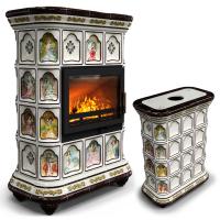 КимрПечь Истра центральный Муха (комплектация: Облицовка для топок Ладья-600, Antek)