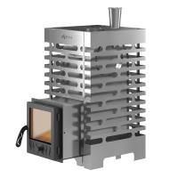 Печь для бани Везувий ASTON (АСТОН) 16 INOX стекло