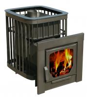 Печь для бани Варвара Каменка стекло