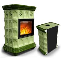 КимрПечь Истра пристенный Олива (комплектация: Облицовка для топки МЛ 700)