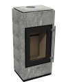 Печи-камины в облицовке натуральным камнем