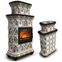 КимрПечь Истра центральный двухъярусный Усадьба (комплектация: Облицовка для топок Ладья-700, Erik-700)