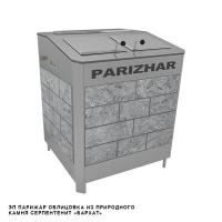 Электрическая паротермальная печь ВВД Инжкомцентр ПАРиЖАР 24 кВт (20-31 м3) 380В в облицовке из природного камня