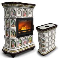 КимрПечь Истра центральный Усадьба (комплектация: Облицовка для топок Ладья-600, Antek)