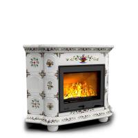 КимрПечь Прованс угловой Руан. Камин для отопления дома на дровах (топка: Ладья-600)