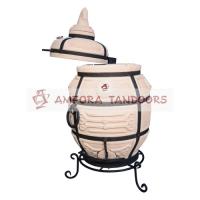Тандыр Амфора Поручик с поворотной крышкой (в комплекте с подставкой)