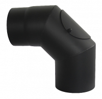 Отвод КПД ЧЁРНЫЙ 90° с ревизией