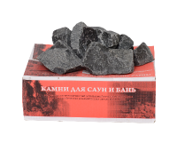 Камень для бань и саун Габбро-диабаз (габродиабаз) 20 кг