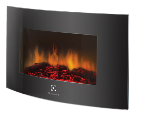 Камин электрический Electrolux EFP/W 1200URLS черный