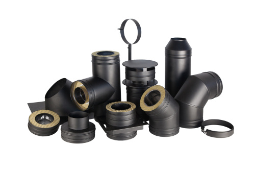 КПД ЧЕРНЫЙ Отвод сэндвич 90* ф150х230