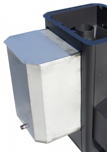 Печь для бани Варвара Паленица с навесным баком глухая дверка