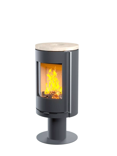 Печь-камин Астов R1.0 N (круглая задняя стенка)