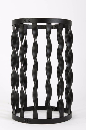 Сетка-каменка на трубу большая ковка (черная,патина)