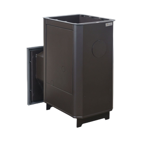 Печь для бани Варвара Паленица укороченная топка стекло