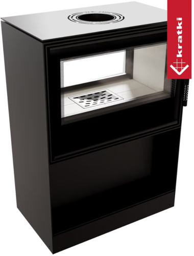 Печь Kratki ПРО (PRO) КАРИ (KARI) 80/W тоннель (tunel)