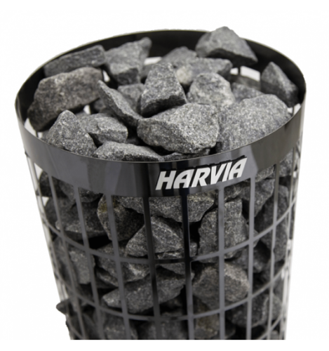 Печь Harvia Cilindro PC70 Черная сталь (Black Steel) (10м3) электрическая со встроенным пультом