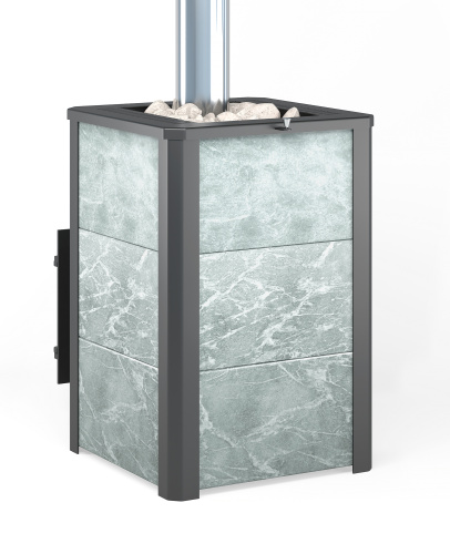 Печь для бани ВЕЗУВИЙ Легенда 28 Панорама "М" талькохлорит