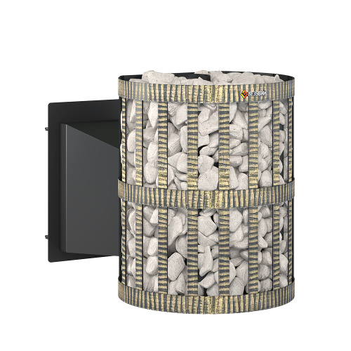 Печь для бани Везувий Скиф Ковка 16 Панорама М