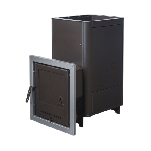 Печь для бани Варвара Паленица укороченная топка стекло