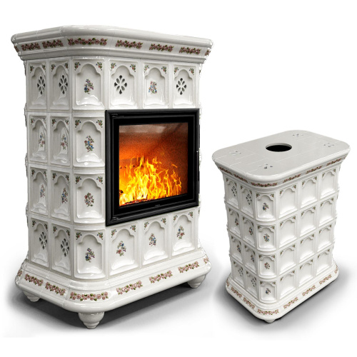 КимрПечь Истра центральный Прованс (комплектация: Облицовка для топки МЛ 700)