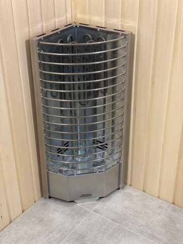 Печь Олимпия 9 кВт (9-15 м3) Угловая РЭК Ресурс электрокаменка ЭКМ