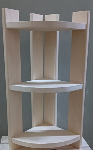 Полка угловая 3-х ярусная (М) малая