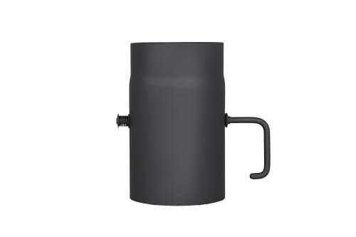 Шибер (труба с шибером) КПД ЧЁРНЫЙ 0,25м (250мм)