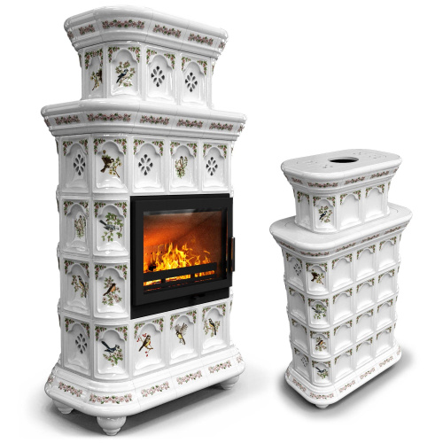 КимрПечь Истра центральный двухъярусный Птицы (комплектация: Ладья-600)