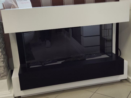 Комплект Портал Royal Flame Cube белый + Очаг Astra 36