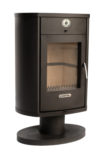 Печь-камин НМК стальная "Сибирь" 10 кВт