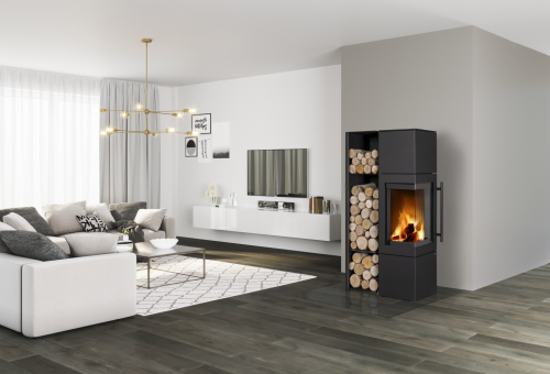 Печь-камин Romotop ESQUINA 3G металл