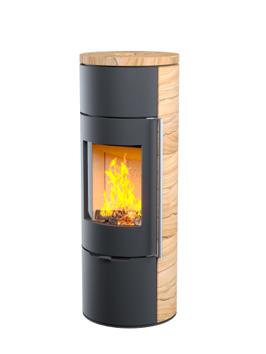 Печь-камин АСТОВ ASTOV R1.0 L K Песчаник