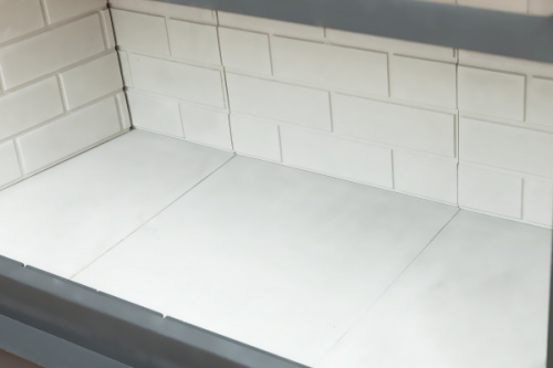 Топка Экокамин Вега 1200 РB принтинг черный шамот подовое горение