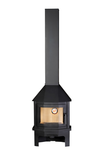 Камин Экокамин Мюнхен пристенно-угловой Компакт черный PKN174К
