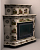 Камин КимрПечь Прованс угловой двухъярусный Усадьба