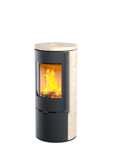 Печь-камин АСТОВ ASTOV R1.0 К Крема беж