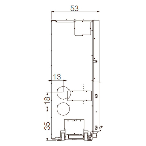 Топка Edilkamin WINDO 100 N BIANCO (футеровка белого цвета)