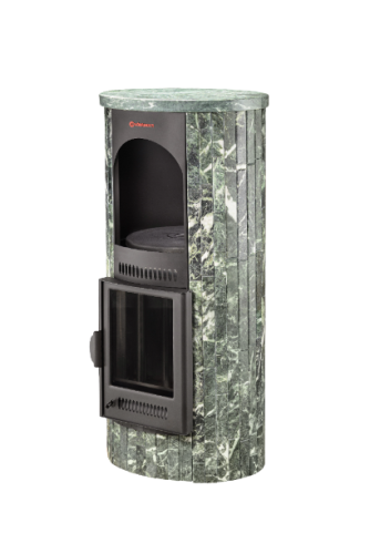 Печь отопительно-варочная Ферингер Лада Ламель Змеевик до 150 м3