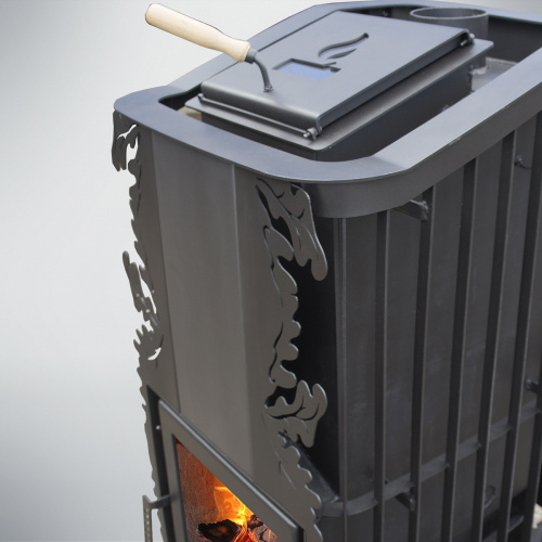 Печь для бани Варвара Терма Каменка мини укороченная глухая дверка